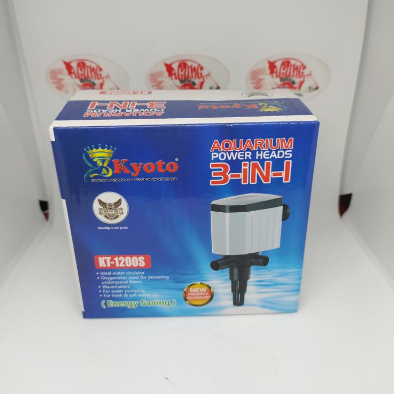Pompa aquarium celup KYOTO KT 1200S 8watt