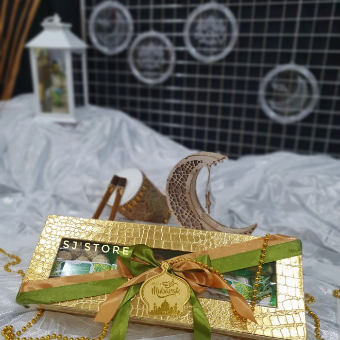 

Paket box hampers lebaran kue kering toples murah 37