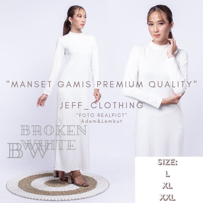 Manset Gamis | Inner Gamis | Manset Kaos Panjang | Manset Baju Panjang | Manset Panjang Wanita