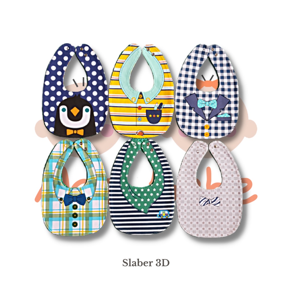 RNB Slaber 3D Celemek Bayi Motif