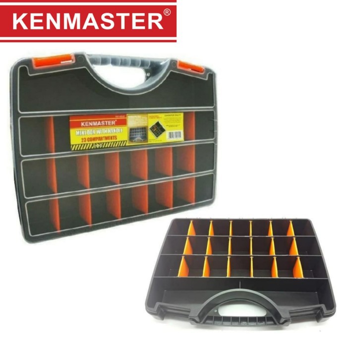 Plastik Mini Box 23 Compratment Kenmaster Mini Tool Box 23 slot - Tempat Penyimpanan