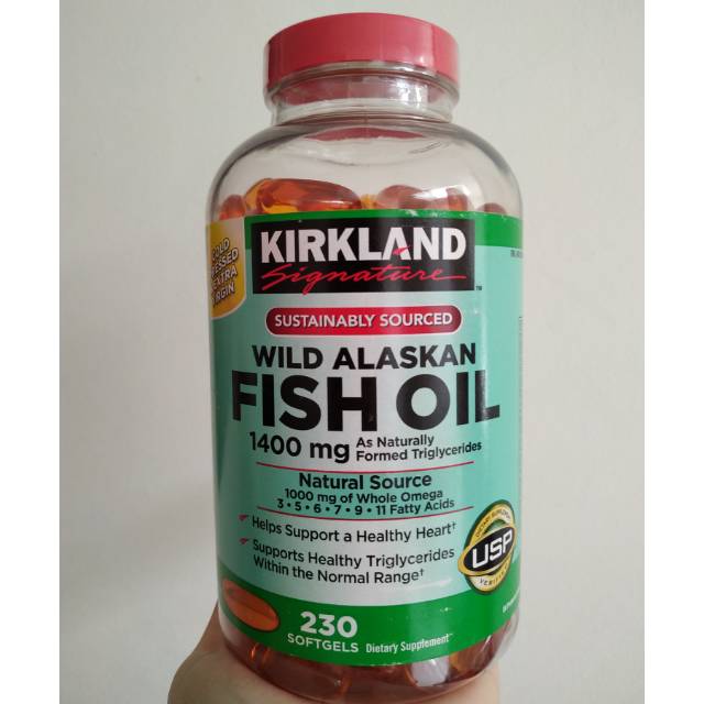 Kirkland Signature Wild Alaskan Fish Oil 1400mg