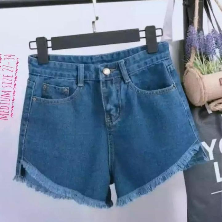 [KODE PKQ] wrd clothing - celana pendek Levis wanita dewasa jumbo - celana jeans wanita pendek rumba