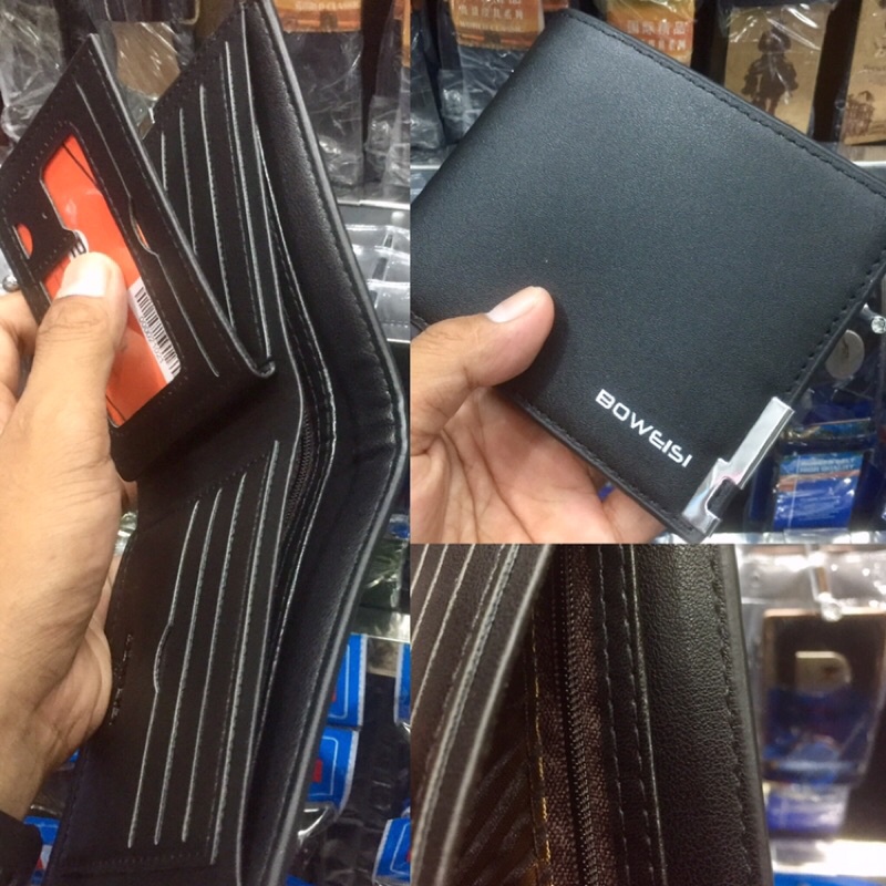 dompet pria bahan kulit sintetis impor murah meriah tapi bagus #dompet #dompetlipat #dompetpria