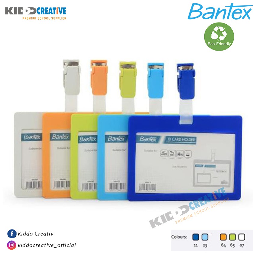 

Bantex ID Card Holder With Clip Landscape
