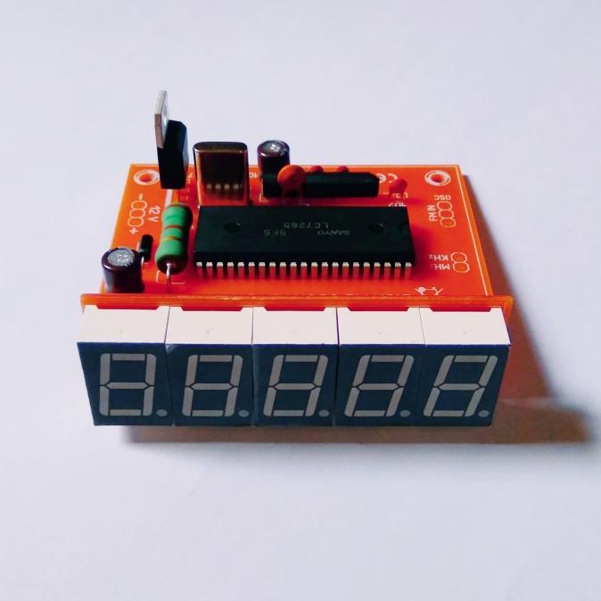 [KS] - Counter FM Display - Frequency FM Digital - 5 Digit BIRU