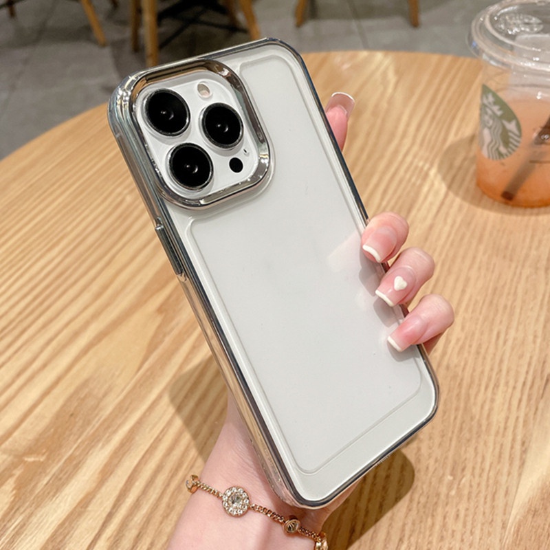 Soft case Silikon Transparan Untuk iPhone 11 12 13 pro max x xs max xr 7 + 8 plus