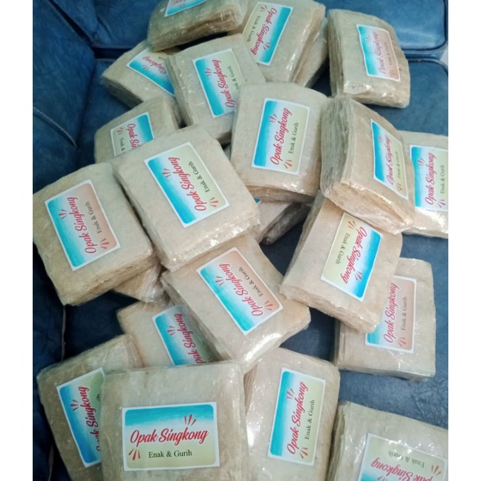 OPAK SINGKONG MENTAH GURIH RENYAH SUPER TIPIS 250gr