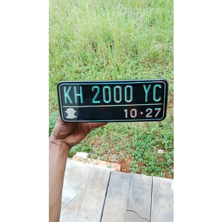 Plat nomor motor variasi keren joss scoopy dll