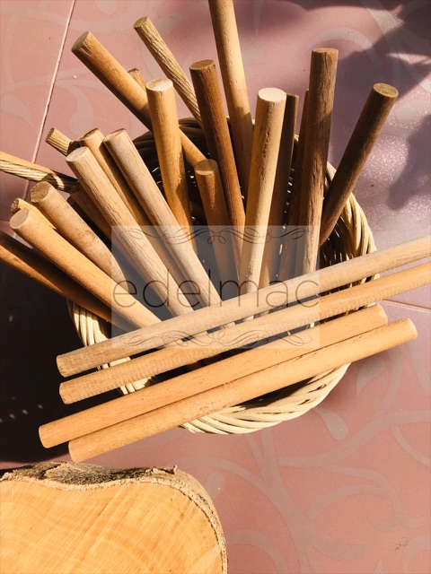 Kayu Jati Dowel Macrame Diameter 16mm