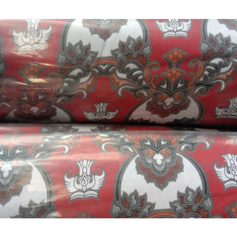 Batik motif sriwedari merah / batik sekolah / batik seragam sekolah SD / seragam nasional