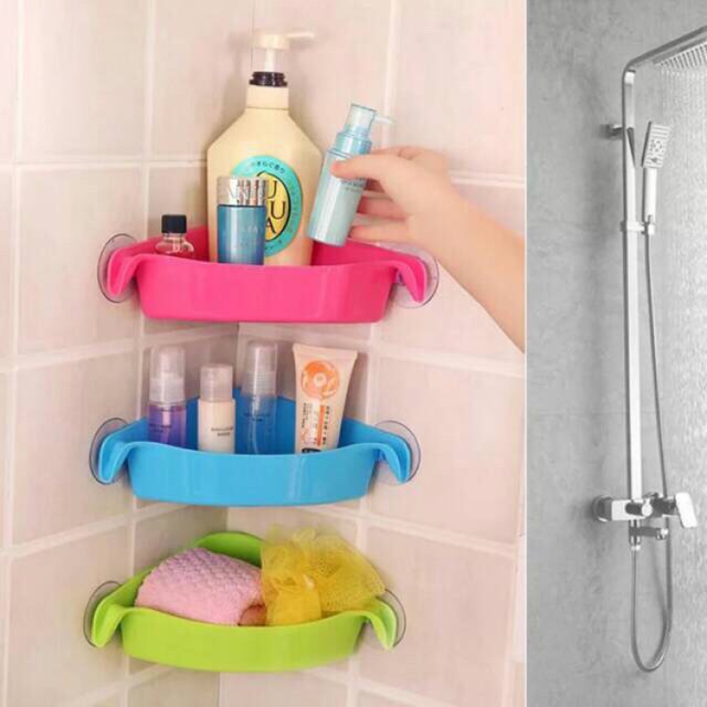 NM182 RAK  SUDUT SIKU RAK  HOLDER KAMAR  MANDI  RAK  POJOK 