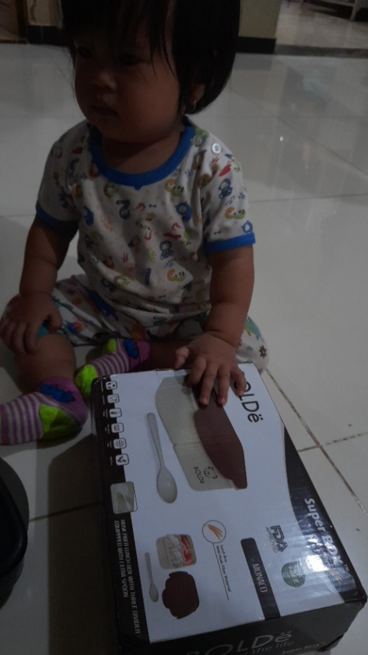 Lunch Box - Bolde Super Box  Monaco - Husk Fiber - Kotak Makan Segi