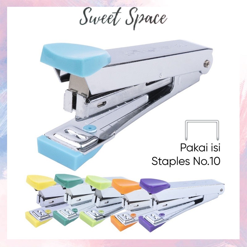 STAPLER HD-10 JOYKO WARNA WARNI | STAPLES ISI STAPLER JOYKO NO.10 1BOX 1000PCS [SWEETSPACE]