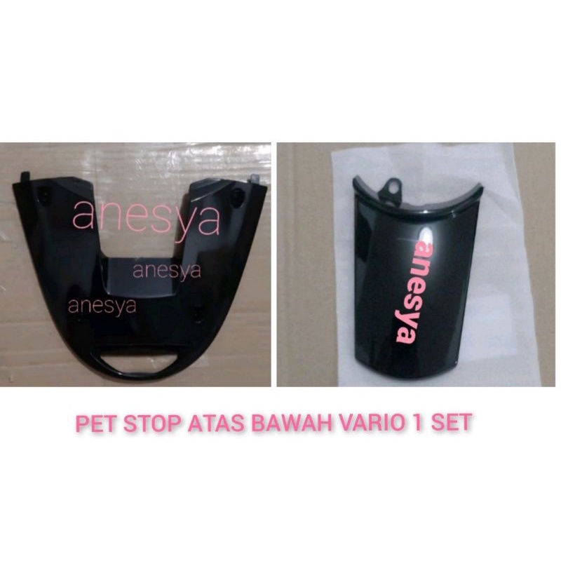 Pet stop pet bodi atas dan bawah vario karbu vario lama vario old hitam