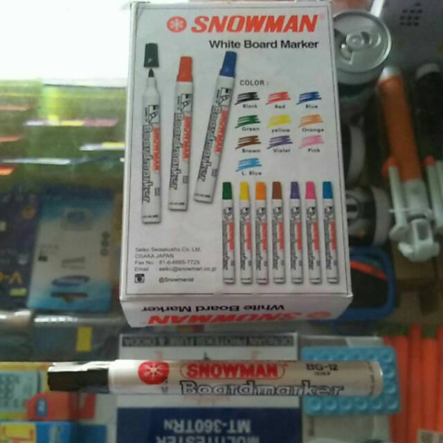 

SPIDOL SNOWMAN BOARD MARKER eceran