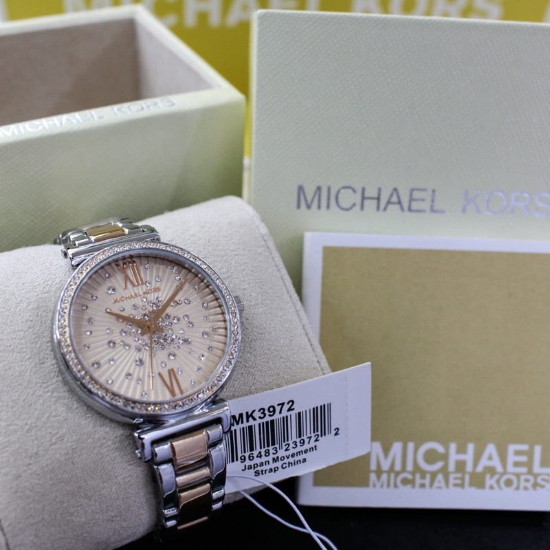 [Free Box Ori] Jam Tangan Michael Kors Wanita MK-3972 Original bm