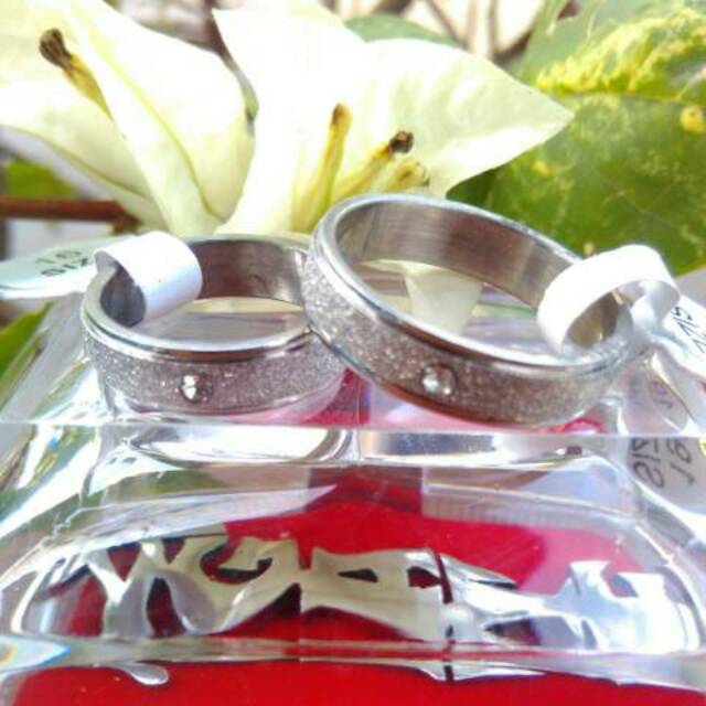 CINCIN COUPLE PASIR PERAK PERMATA (RING COUPLE)