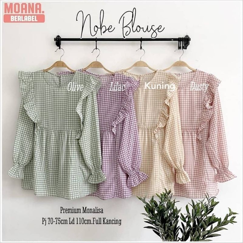 Nobe Blouse ATASAN, TUNIK, Blouse wanita, atasan wanita, BLOUSE, Fashion muslim, baju wanita, fashio