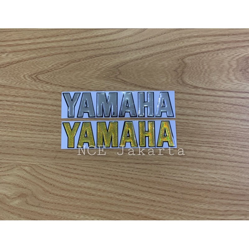 EMBLEM STIKER TIMBUL YAMAHA 15cm x 3,5cm