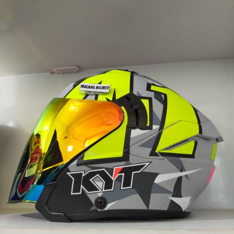 Helm Half Face KYT NFJ Aleix Espargaro 2019 + Visor Iridium