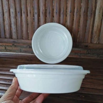 Mangkok Thinwall putih 700  ml /Tepak Plastik Wadah Bekal/Kotak Nasi
