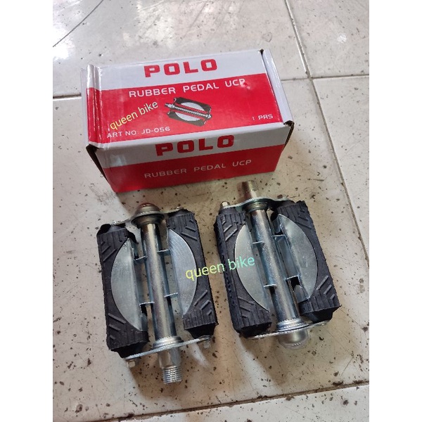 pedal perdal karet besi sepeda 26x1 3/8 jengki 28 kebo POLO 056