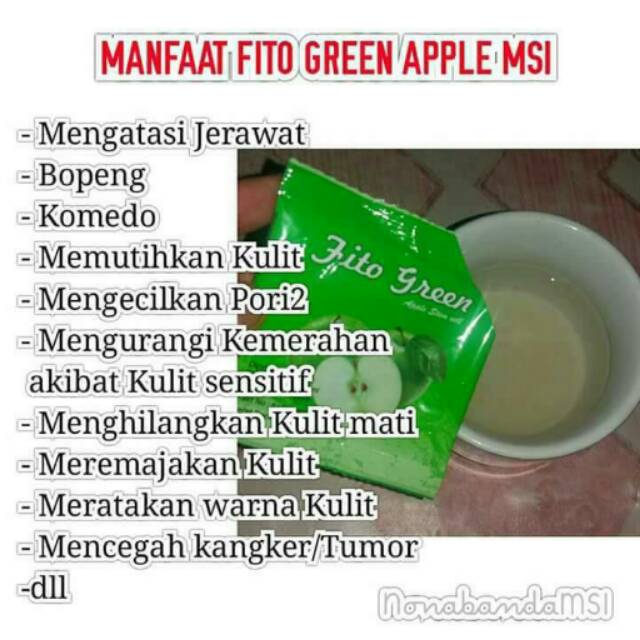 

Fito Green Apple putih sehat