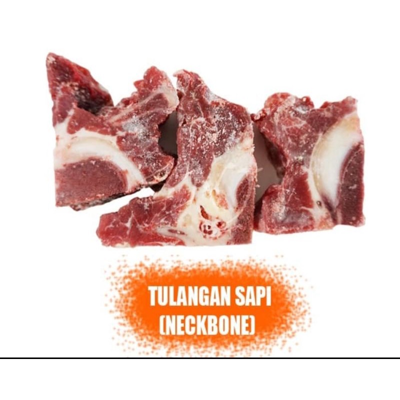 

Tulangan Sapi/ Neckbone Beku Frozen 1 kg