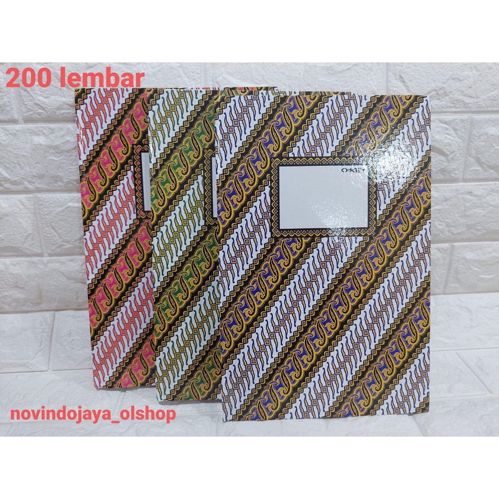 

BUKU HARD COVER FOLIO OKEY 200 LEMBAR TERMURAH
