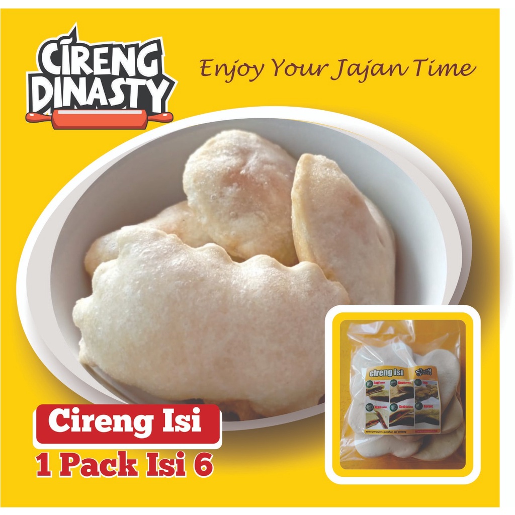 

Cireng dinasty cireng isi ( 1 pak isi 1 rasa)