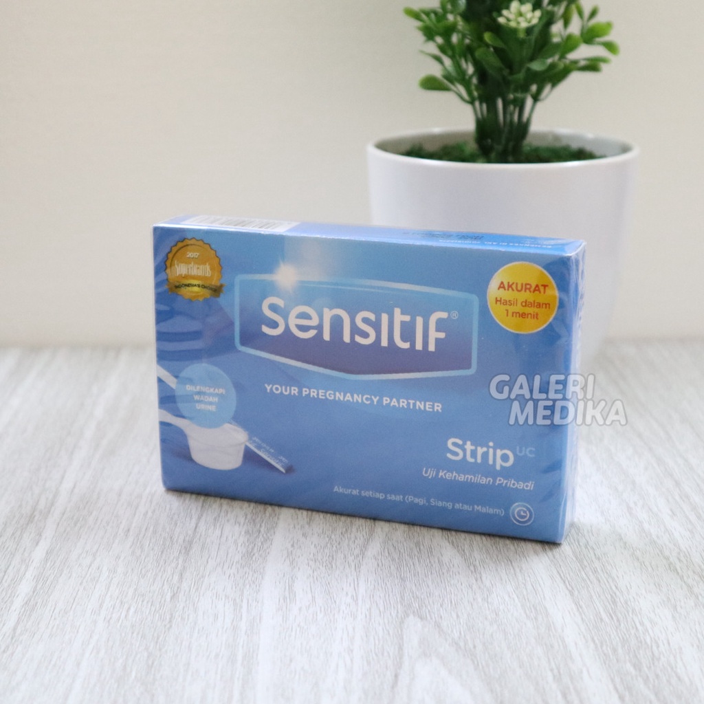 Sensitif Pack UC - Strip Uji Kehamilan Dengan Wadah Container