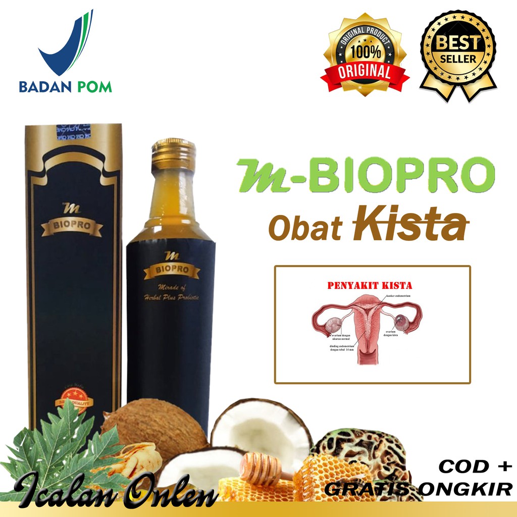 Mbiopro Obat Kista Obat Kista Ovarium Obat Kanker Dinding Rahim Obat Kanker Serviks Kista Coklat Shopee Indonesia