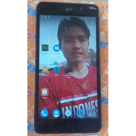LCD ONLY WIKO LENNY 4 PLUS ORIGINAL CABUTAN  - LCD Plus FRAME TANPA TOUCHSCREEN