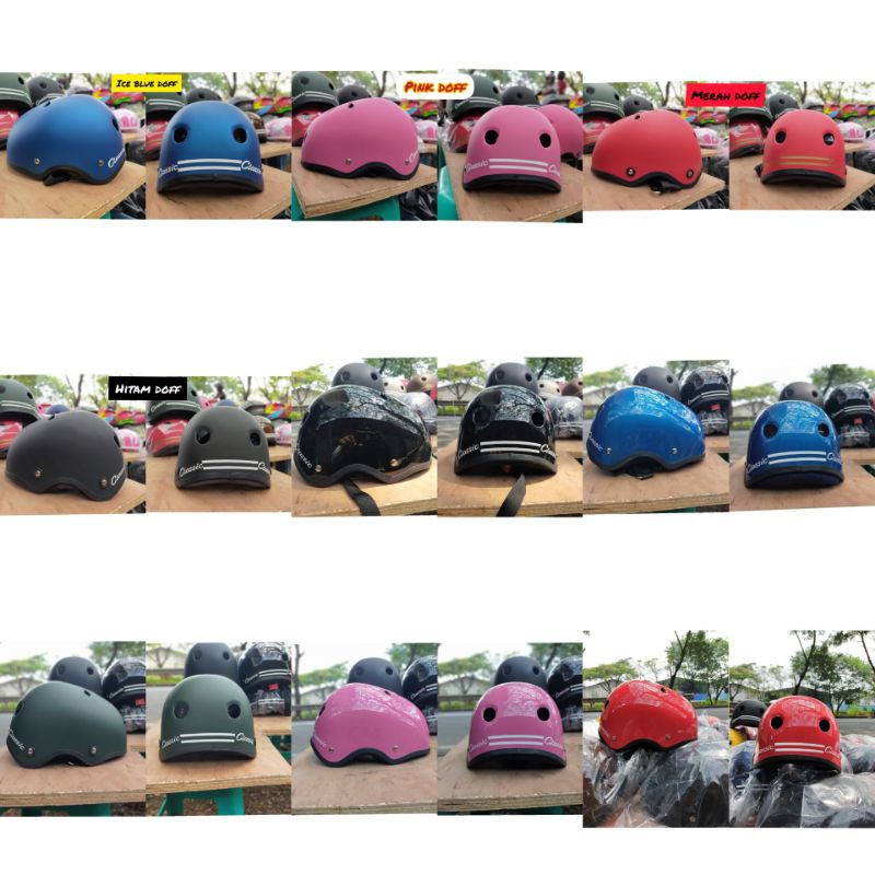 Jual HELM SEPEDA HELM GOWES CLASSIC SELI MINITREK FIXIE MTB BMX