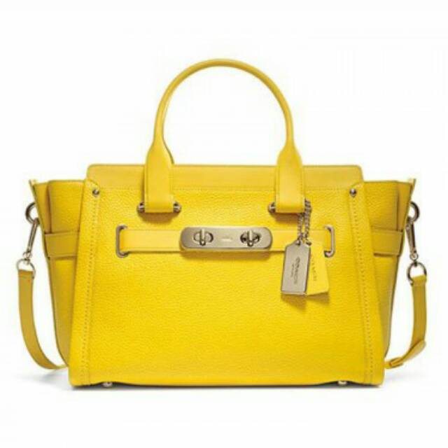 SHOCKING BOOM SALE - COACH SWAGGER 27 PEBBLE BAG