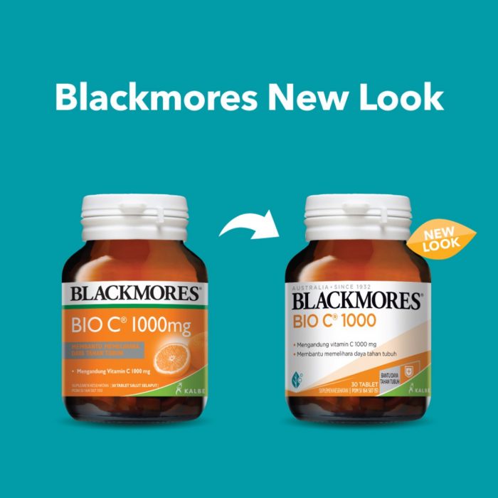 Blackmores Bio C 1000mg (30 Tablet) / Vitamin C /Suplemen Daya Tahan Tubuh