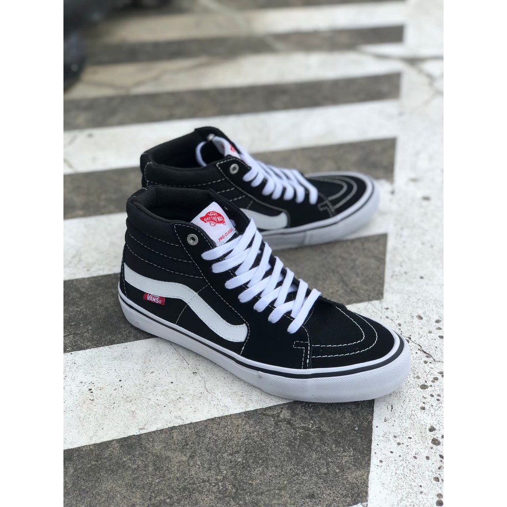 Vans Sk8 Hi Pro Black White