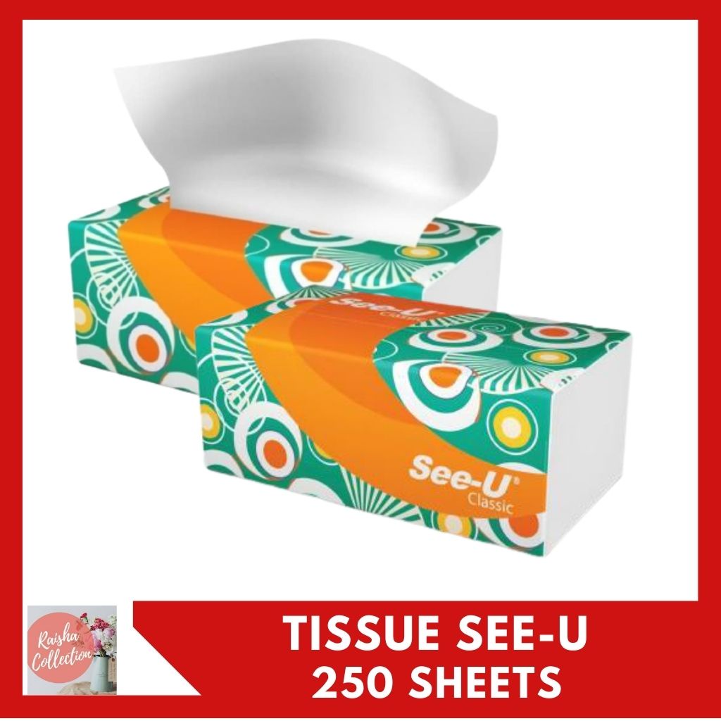 Rc Tisu/Tissue Dapur See-U Kemasan 250 Sheets Murah dan Tebal