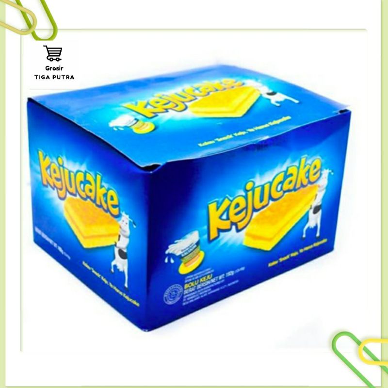 

Keju Cake Bolu Keju Box isi 12