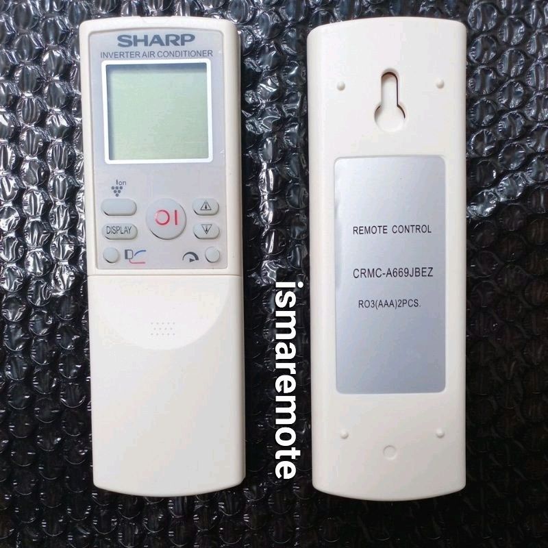 REMOTE REMOT AC SHARP ION PLASMA CLUSTER CRMC-A669JBEZ CRMC- 745CRMC-726