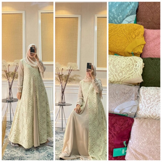 Dress Camellia Brukat  by Marevi