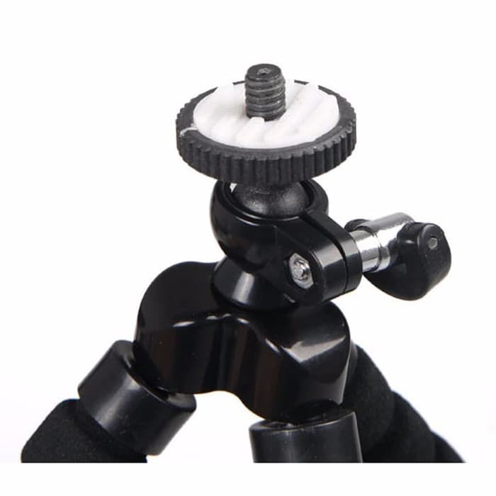 COOLJIER Mini Tripod Octopus for Action Camera XTK75 Black