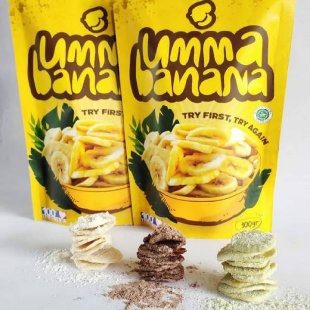 

Kripik pisang varian rasa