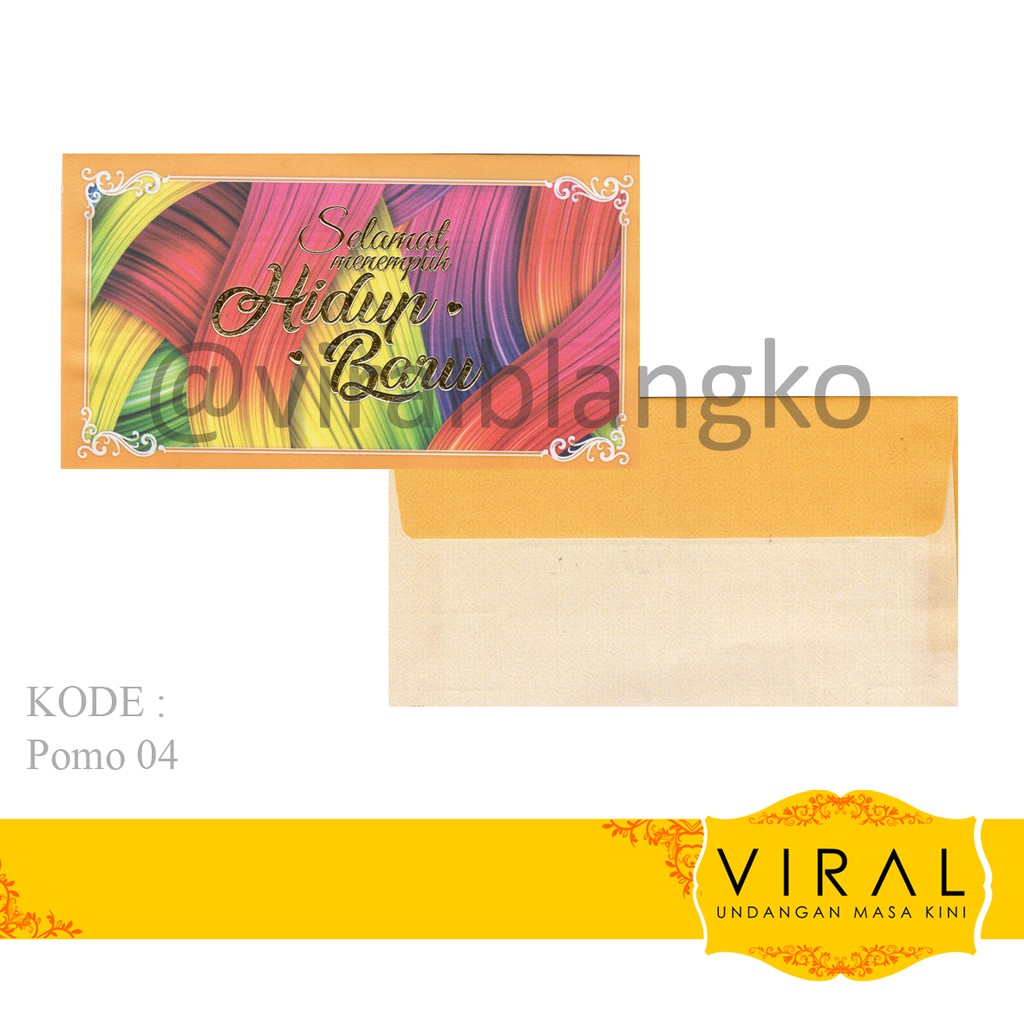 

Angpau Uang Pomo Foil 04 Isi 50 Harga Murah