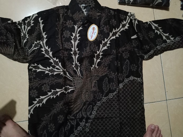 Baju Batik Pria Slimfit Big Size M L Xl Xxl Atasan Kemeja Batik Lengan Panjang Original