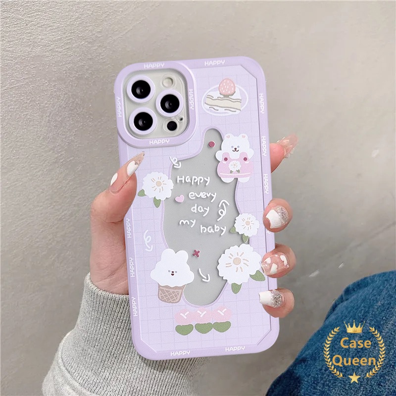 Soft Case TPU Transparan Shockproof Motif Kue Strawberry Untuk Infinix Hot 10 11 Play 9 Play Smart 6 5 11S 10 Lite