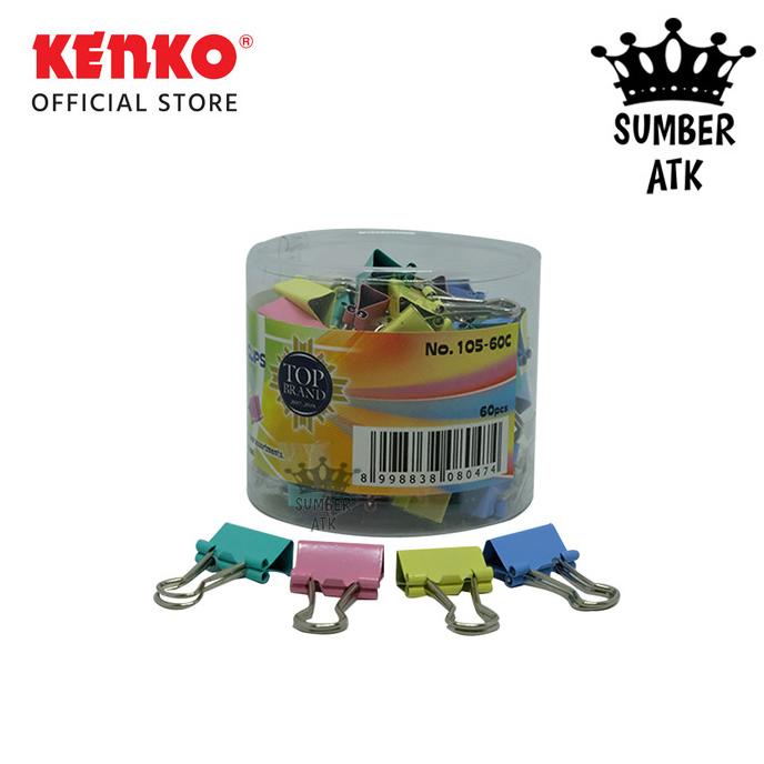 

COLOR BINDER CLIP KENKO No.105 / Penjepit Kertas - 1 PCS