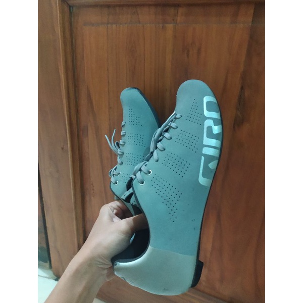 giro empire carbon 44 sepatu cleat roadbike second seken bekas