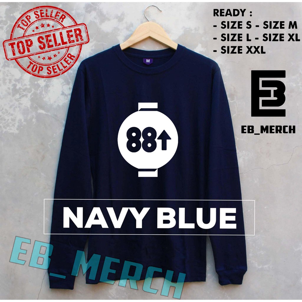 Import Quality MURAH BAJU KAOS LENGAN PANJANG   88 RISING -SONG  keren EB_MERCH